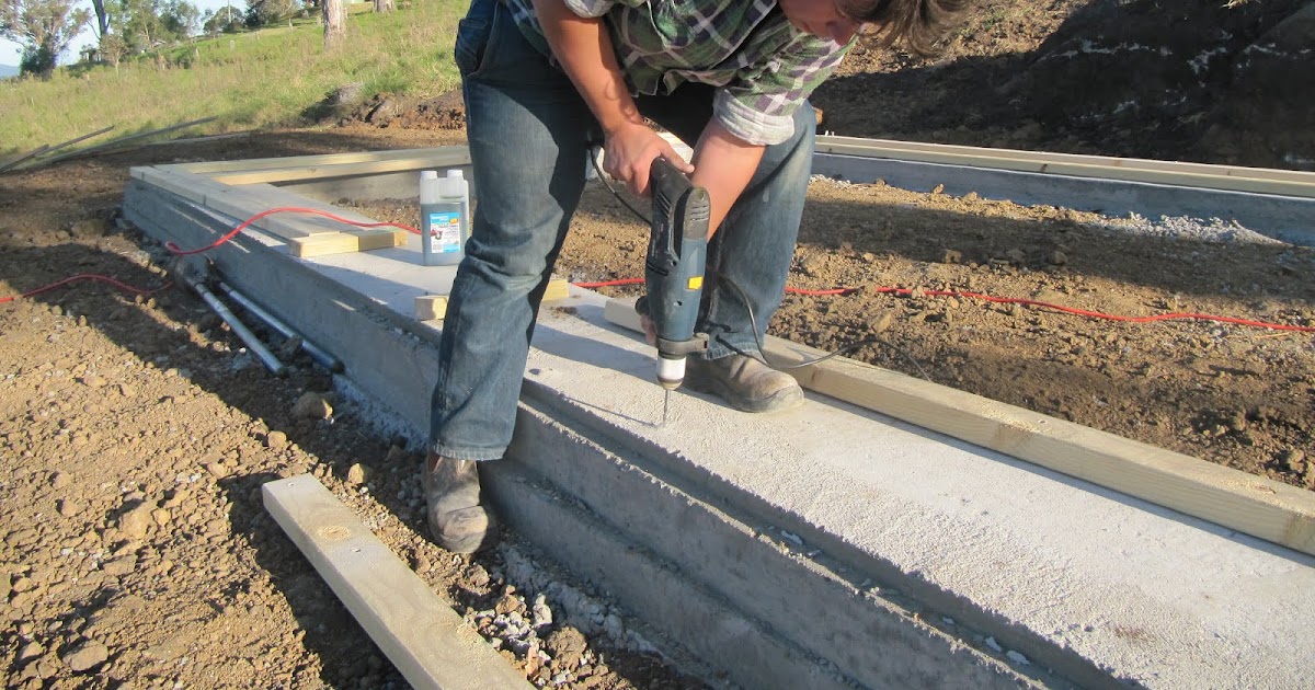 pearl & elspeth Drilling holes in concrete is really, really hard