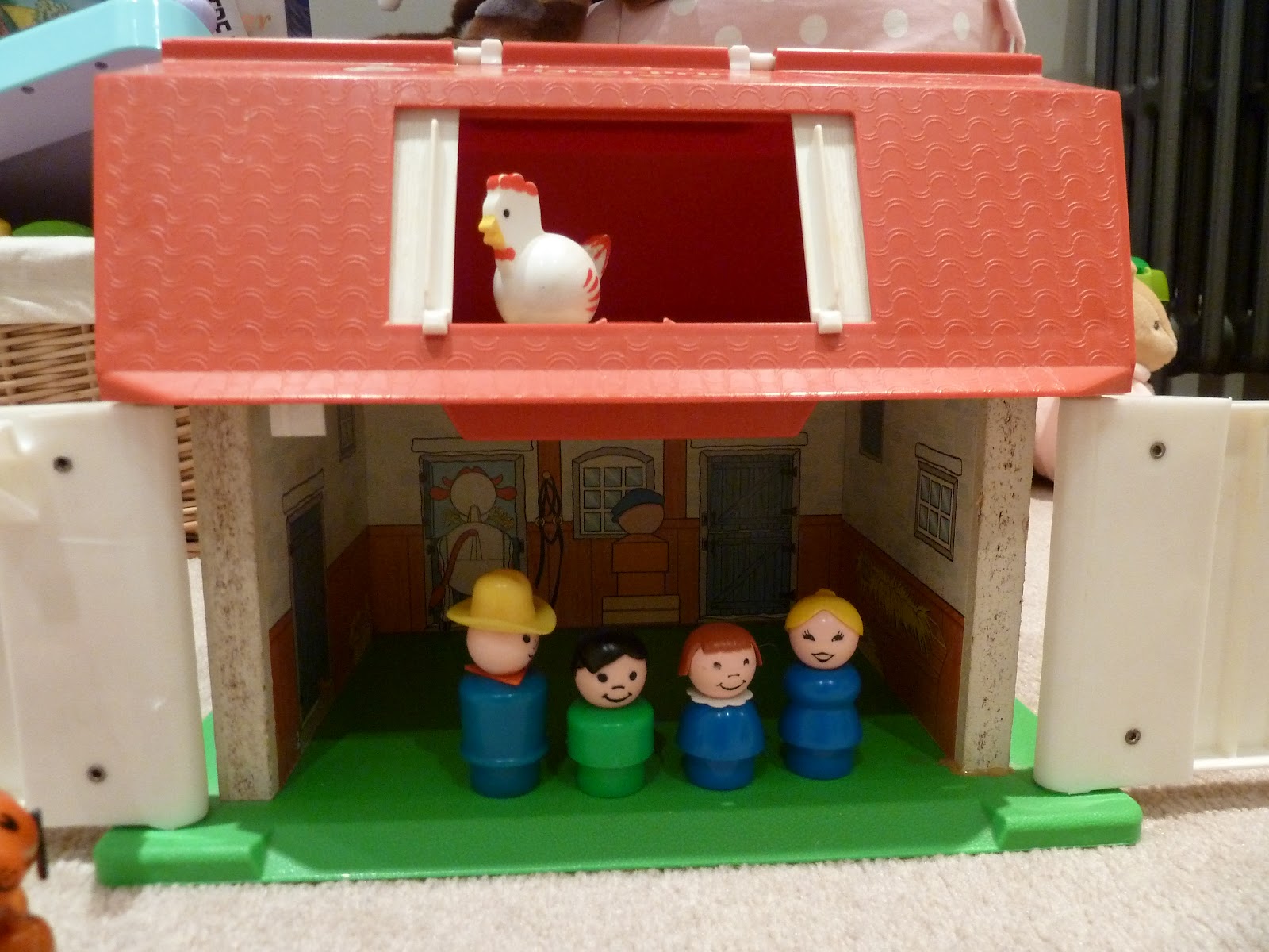 Modern Olivia Vintage Fisher Price Farm House Set