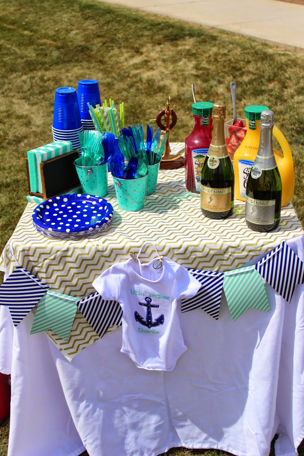 Miss Married Mac Charlie's Nautical Picnic Baby Shower