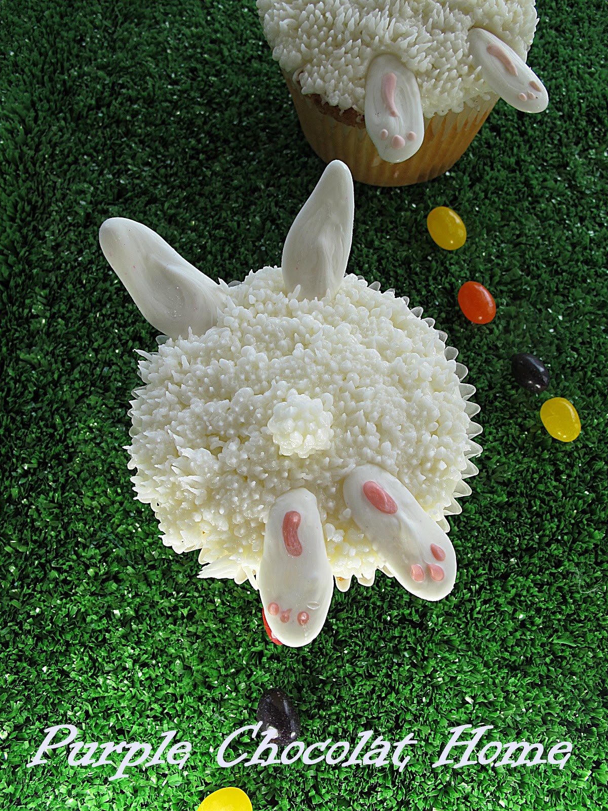 Grass Cupcakes