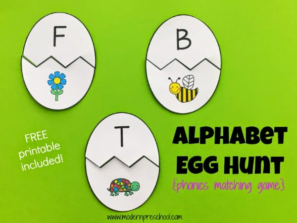 FREE Printable Beginning Sounds Phonics Game