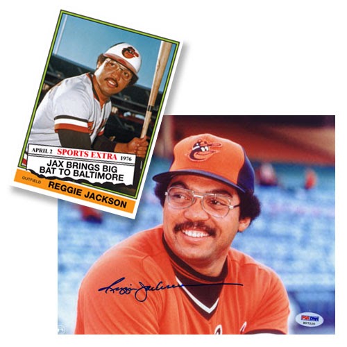 Custom Sports Cards by RetroCards Reggie Gets His Orioles Card