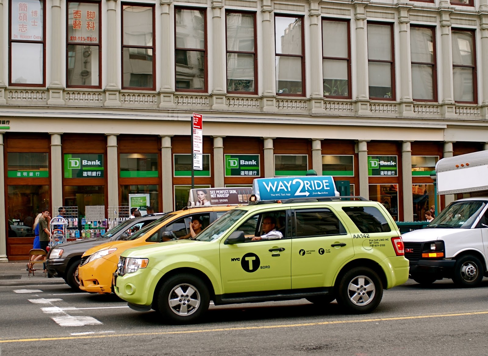 NYC ♥ NYC Seeing Green New Green NYC Taxis Hit the Streets