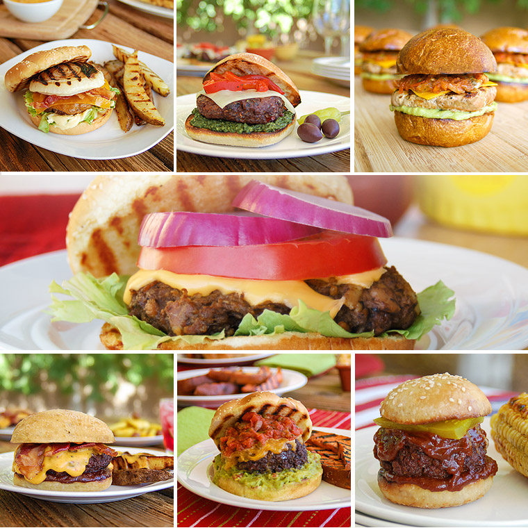 7 Perfect 4th of July Burgers for your Celebration!