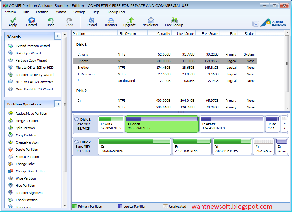 partition assistant standard edition free download