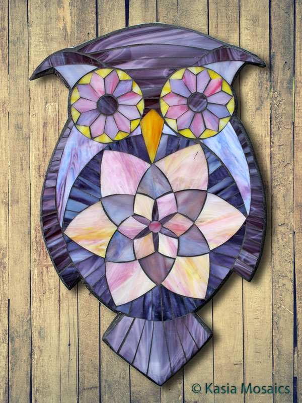 Mosaic Owl Design 1