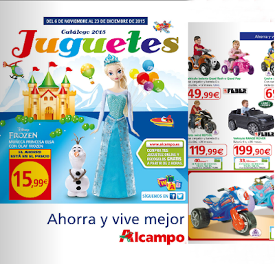 Juguetes 2015 navidad alcampo