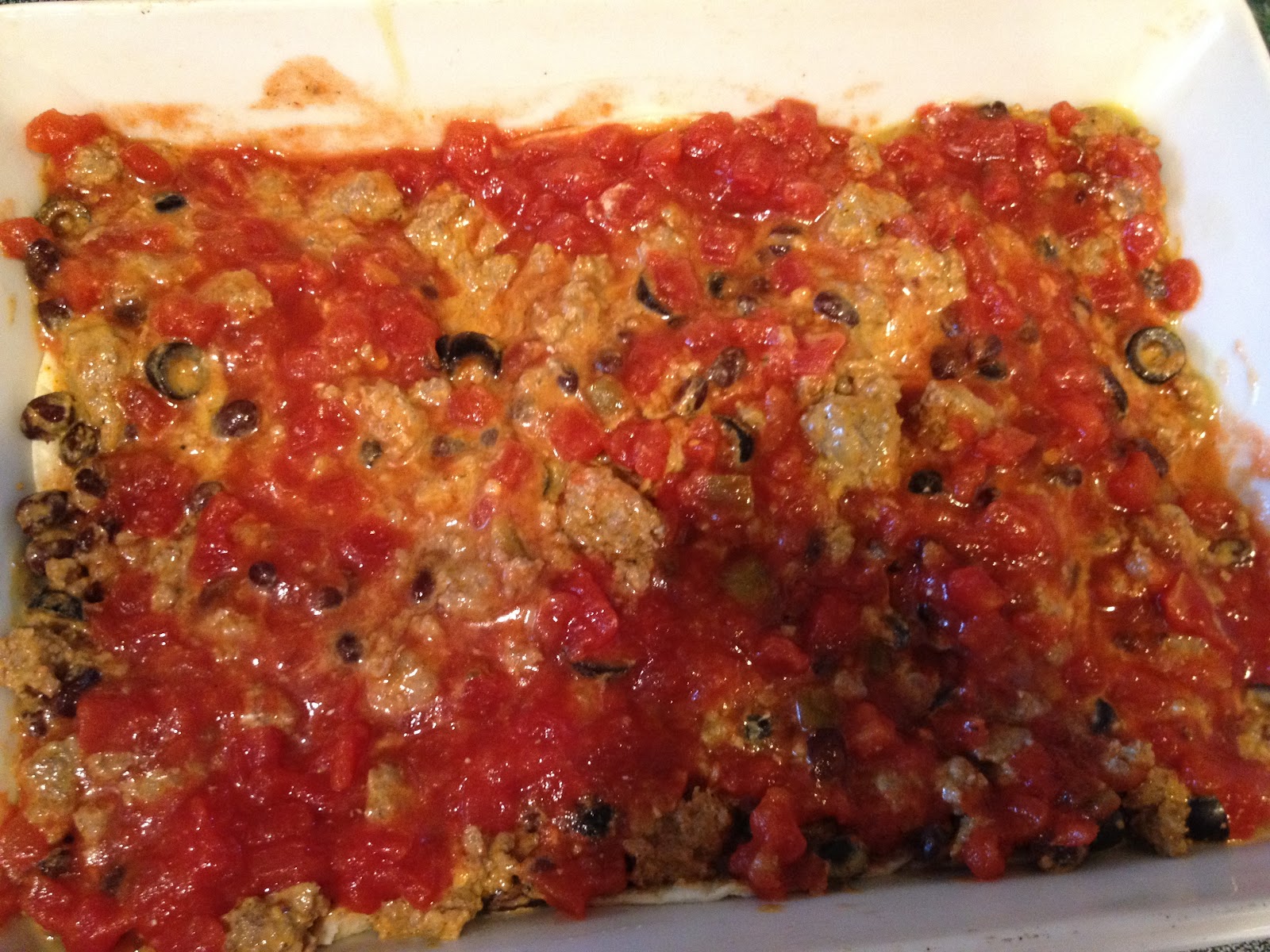 Eat Like a Diabetic Enchilada Casserole