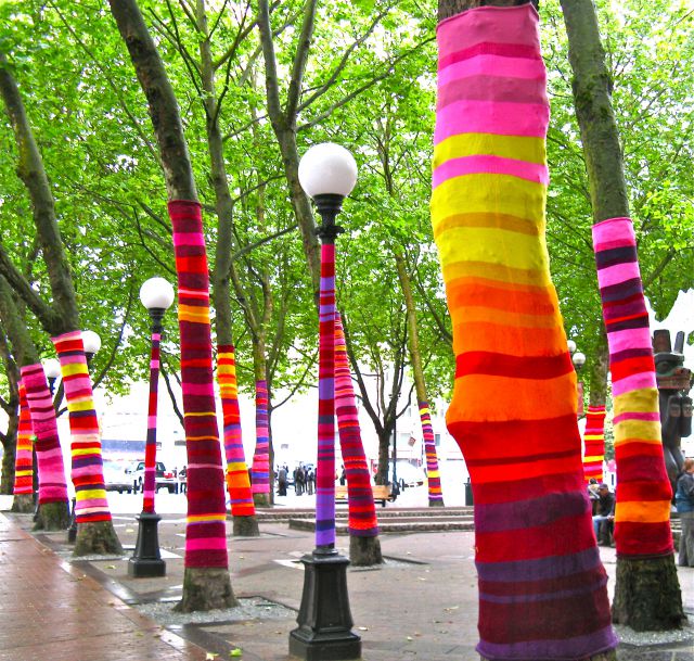 KILIKA * HECHO A MANO LE YARN BOMBING