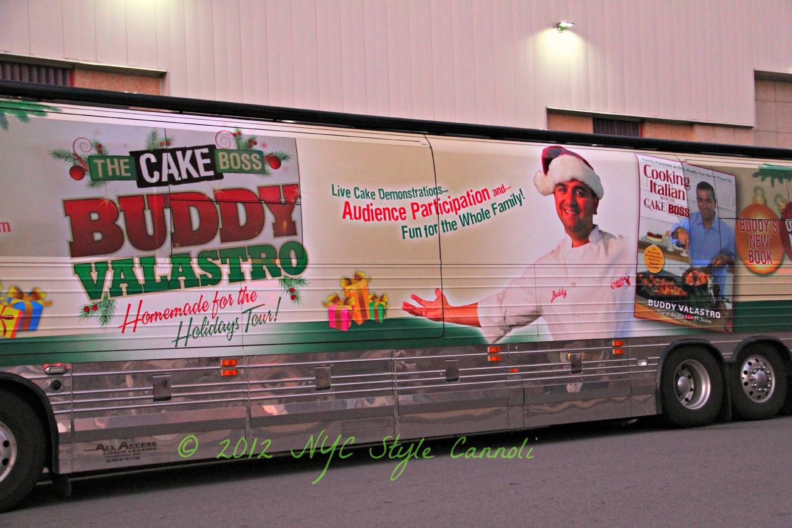 The Cake Boss Home for the Holidays Tour 2012 NYC, Style & a little