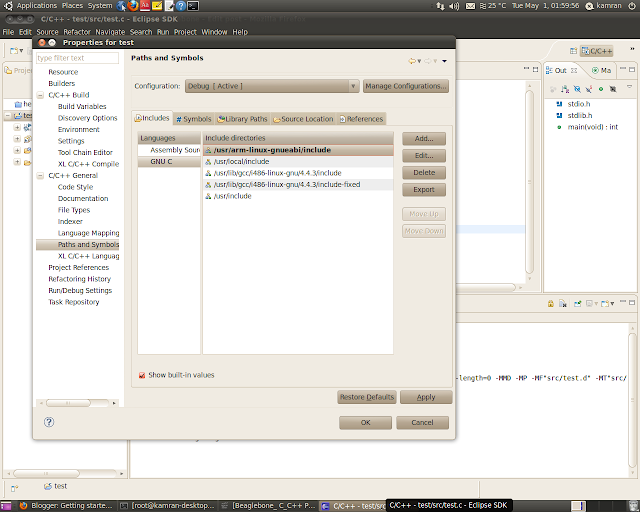 Getting started with Beaglebone