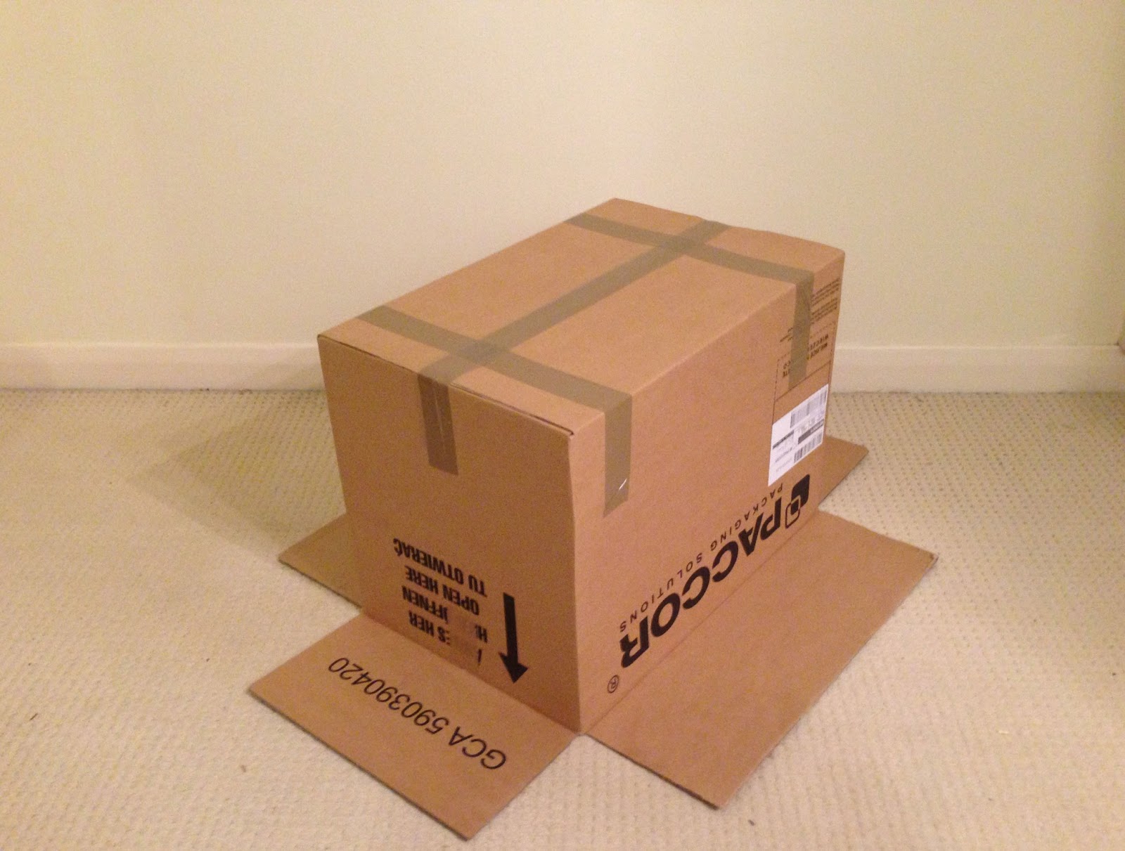 How to tape up a box for removals We Like 2 Move It Removals Hereford