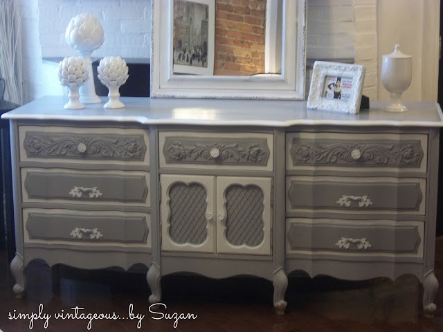 Annie Sloan Chalk Paint, French Provincial, Painted dresser,