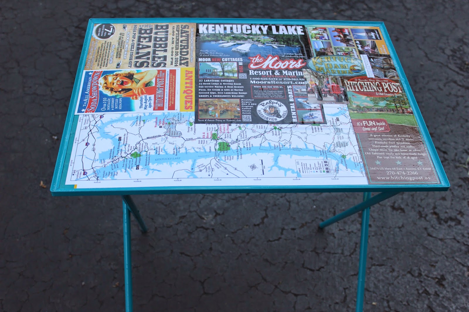 Snug Harbor Bay Repurposed TV Trays