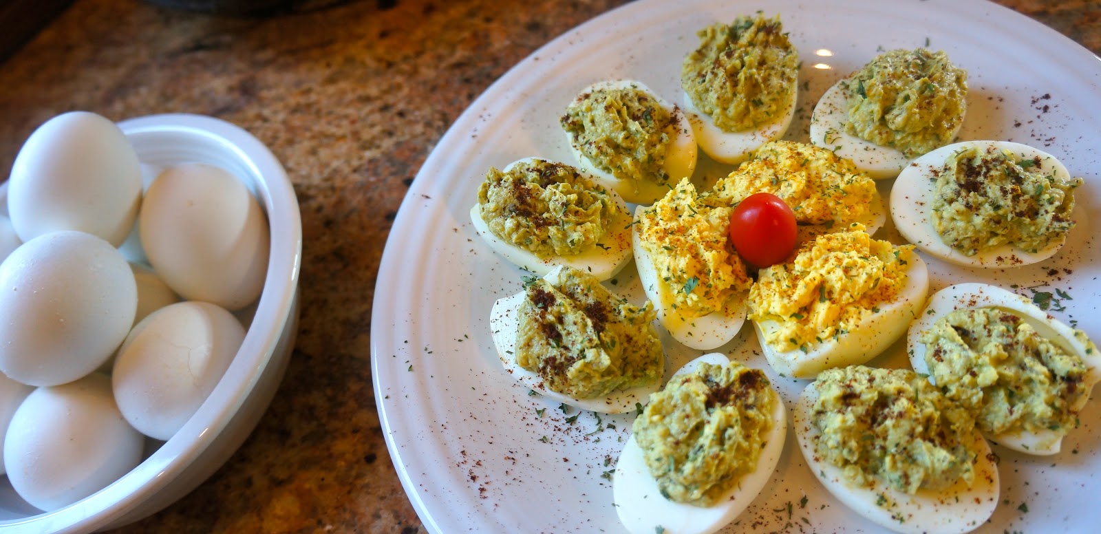 Pine Creek Style Green Deviled Eggs?...