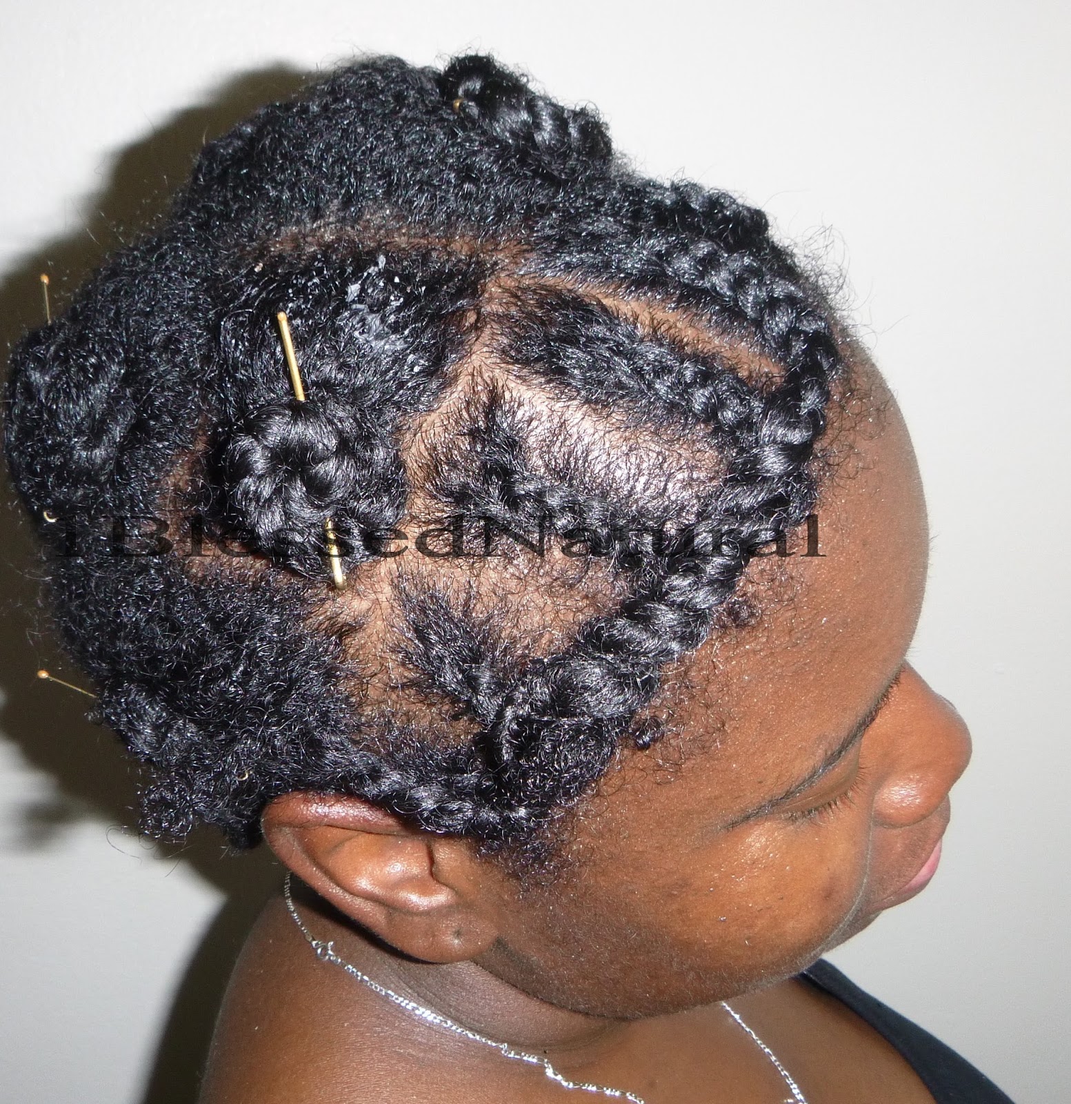 Tutorial Linked Cornrows with Puff