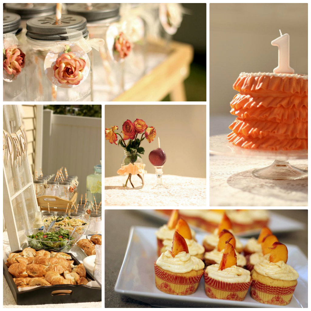 Seeker Of Happiness Georgia Peach 1st Birthday Party