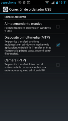 Conecta tu tablet Android 4 con Ubuntu a través de MTP (Media Transfer Protocol) sin desmontar tus tarjetas de almacenamiento