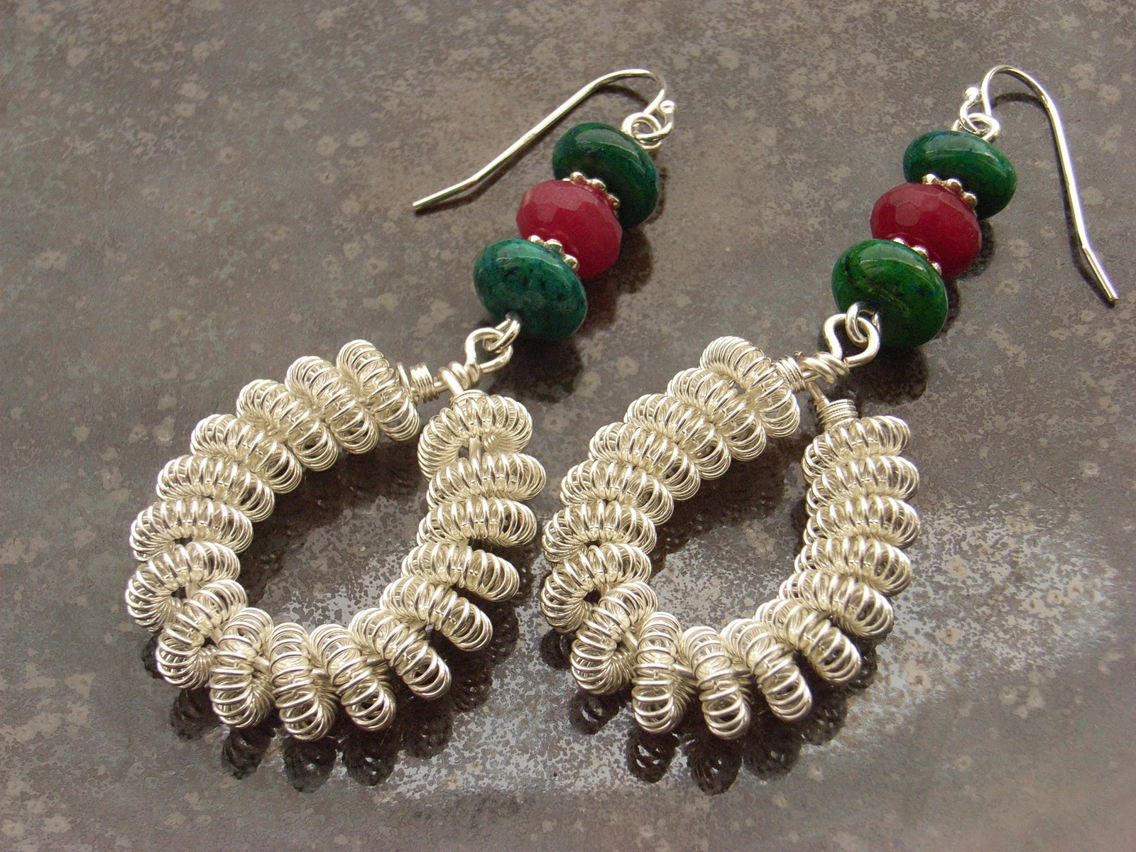 Blue Forest Jewellery's blog Handmade Monday Poppies, gizmos and more wire work