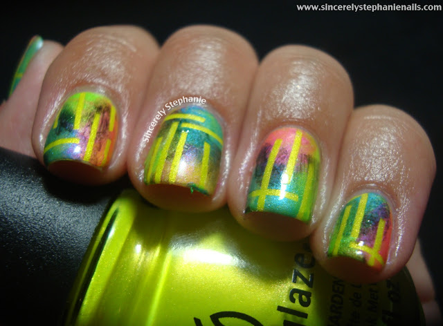 31 day nail art challenge yellow