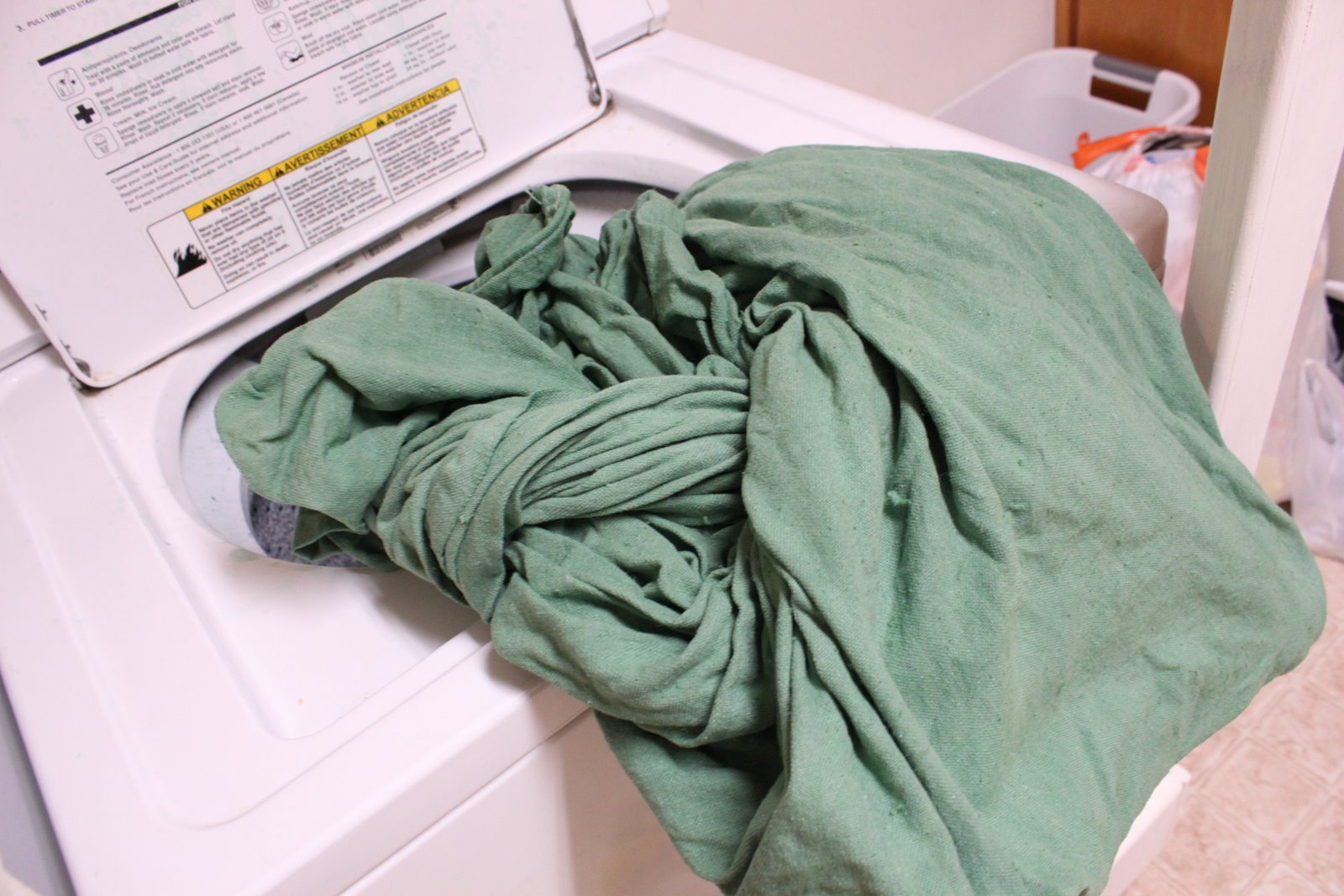 Pile o' Craft Curl up and Dye How to get a canvas drop cloth any