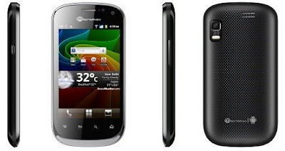 Android Dual SIM Mobile Micromax Superfone Lite A75