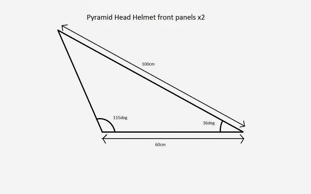 Into the mind of Oddness: Pyramid Head Helmet Tutorial