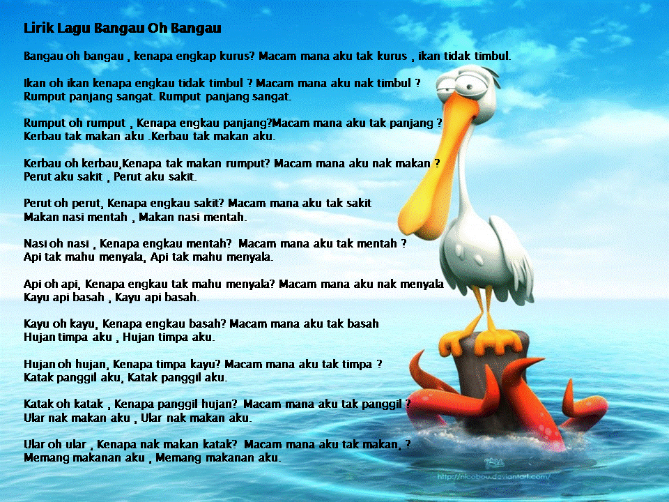 Rantai Makanan Dan Siratan Makanan Lagu Bangau Oh Bangau