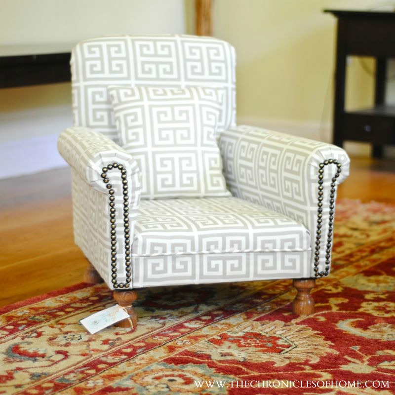 The Chronicles of Home: Custom Child's Upholstered Chair...Still Going