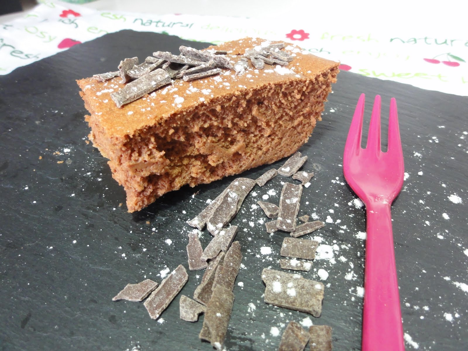Trendy Cooking: Gateau au chocolat trop moelleux sans sucre et sans