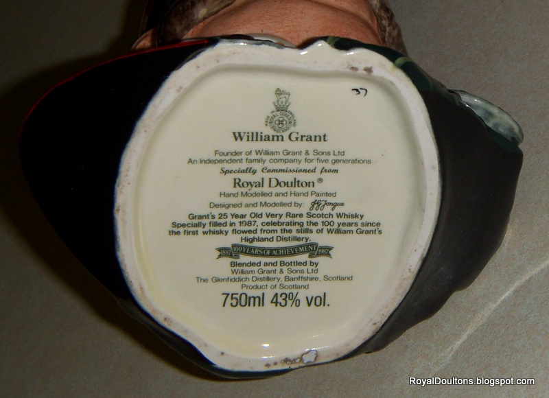 royaldoultons William Grant Royal Doulton Liquor Decanter Character