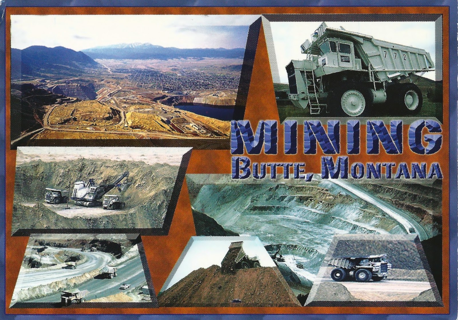 My Favorite Postcards Mining in Butte, Montana