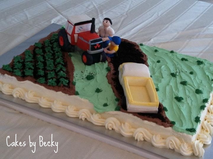 Cakes by Becky Massey Ferguson Tractor Grooms Cake