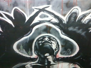 Dark Angel - done on a wall over someones bed