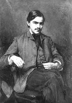 Frederik van Eeden; foto van schilderij door Jacobus van Looy, 1884