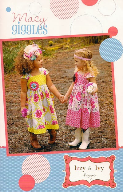 Instruction booklet for adorable girls' sundress. Girls sizes 2t - 14. This booklet contains only the bodice pattern pieces; it includes detailed instructions for sizes, pictures, and skirt pattern guides. 
