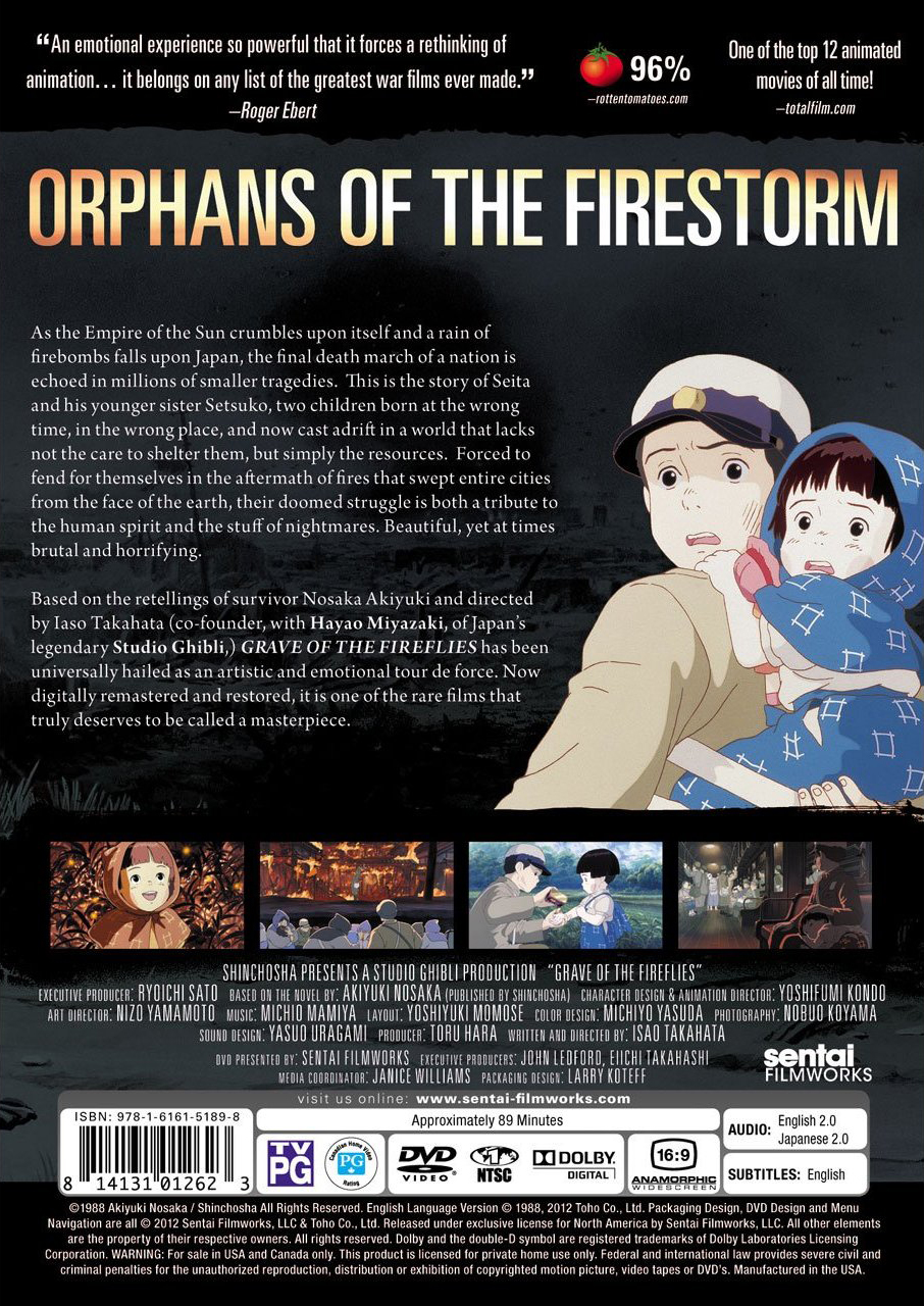 Grave of the Fireflies – IFC Center