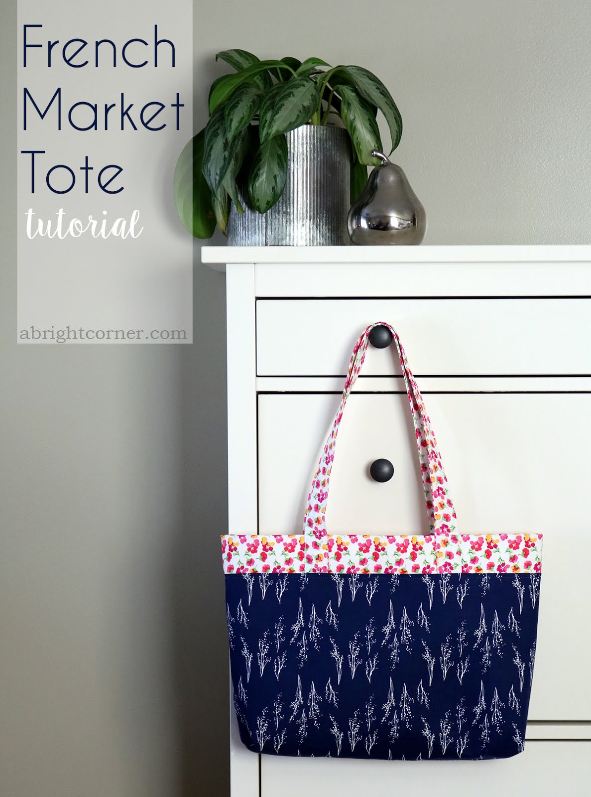 A Bright Corner A Tote Bag + Fruitful Pleasures Fabric