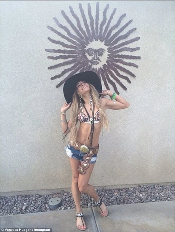 Vanessa Hudgens at the 2014 Coachella Music and Arts Festival