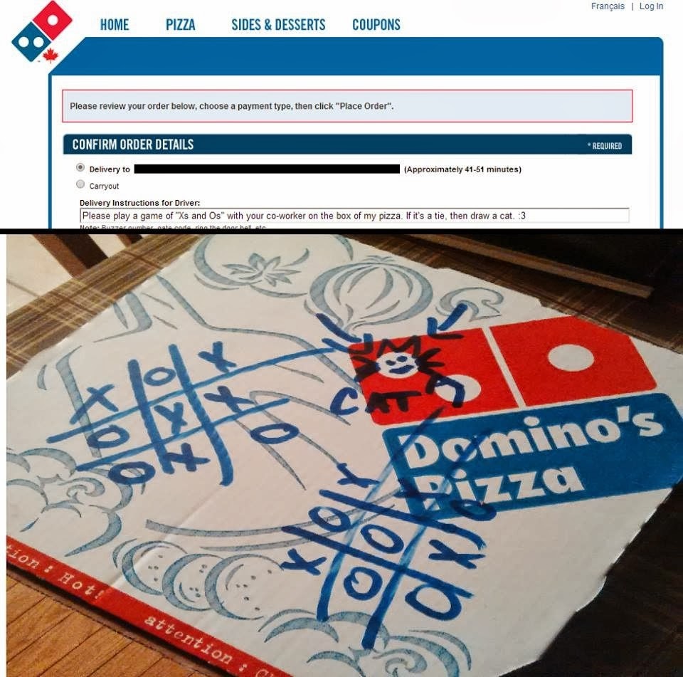 Funny Stuff for Your Day Dominos Pizza Request Jokes Humor Funny