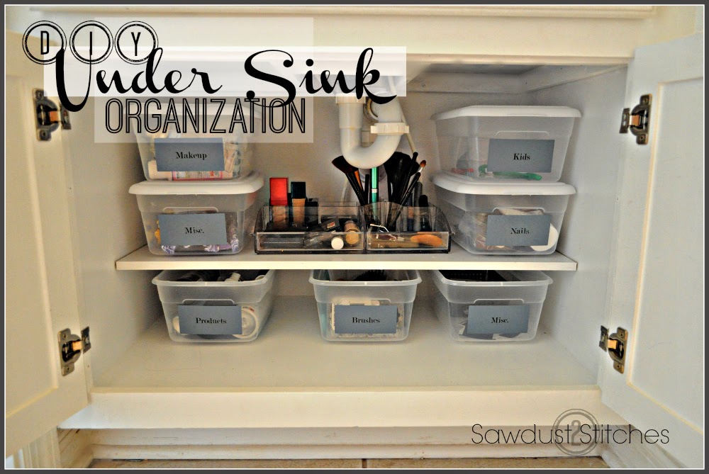 Under Sink Organization - Sawdust 2 Stitches