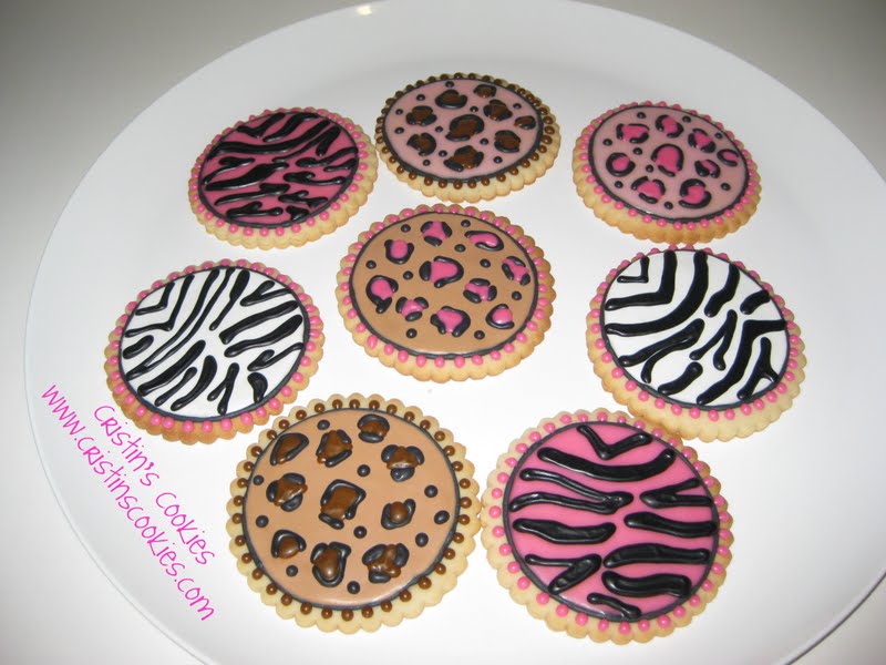 Cristin's Cookies Cristin's COOKIE CHALLENGE 2 Animal Print Cookies