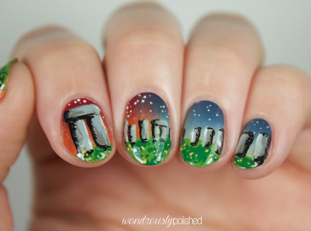 outlander nail art