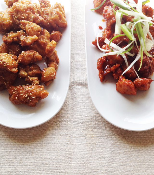 Mandarin Orange Chicken vs. Korean Fried Chicken {Recipe} Selina S. Lee