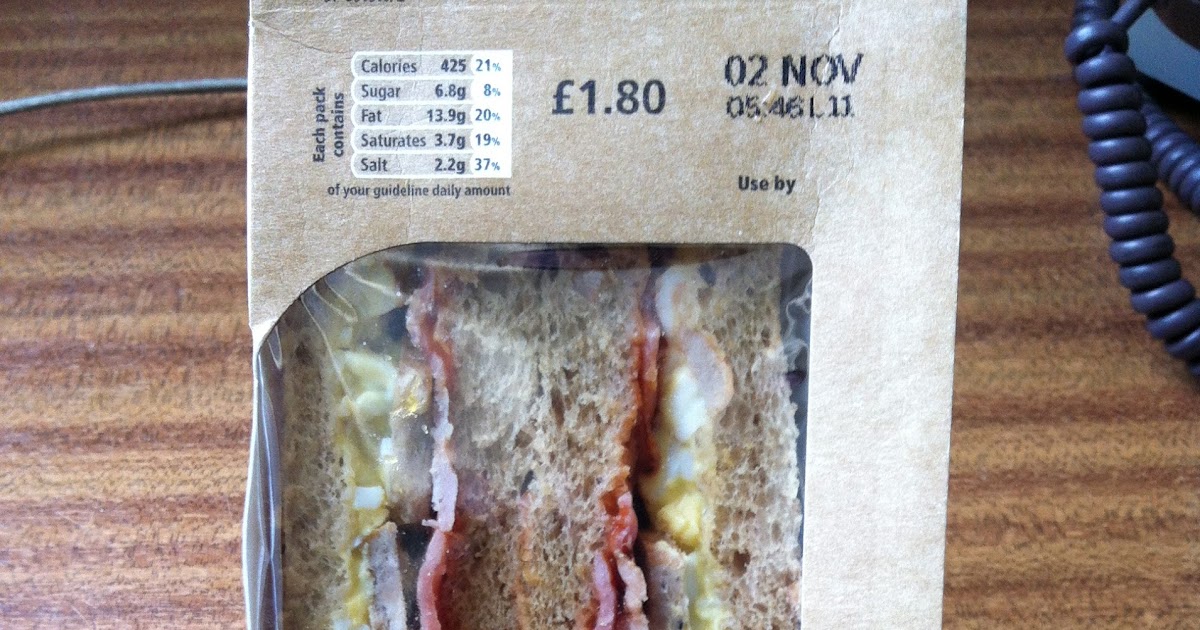 The Fry up Inspector Tesco All day breakfast sandwich