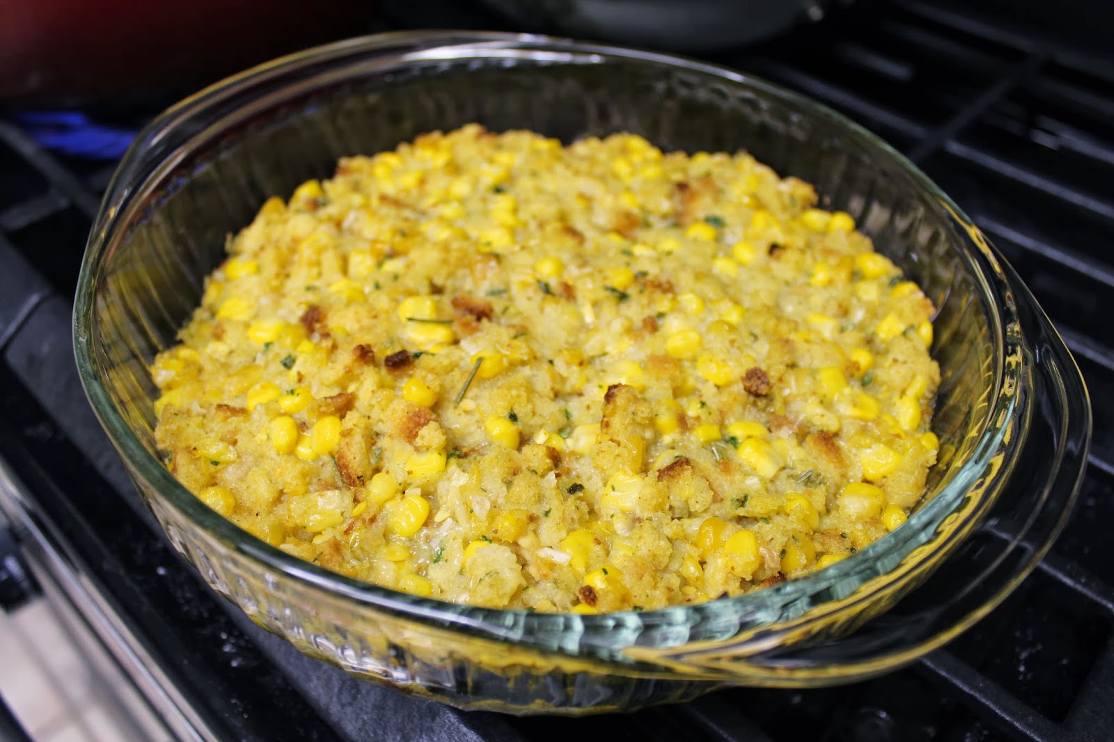The Foodista Chronicles Stuffed Corn Bake