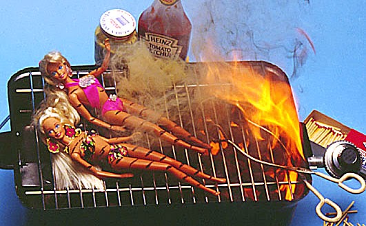 barbie doll bbq