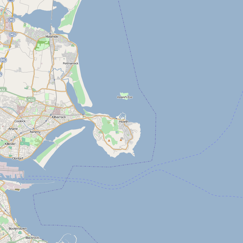 map of howth