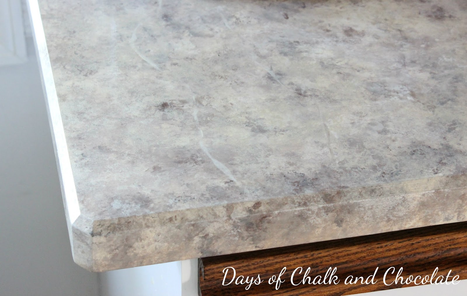 Painted Faux Stone Countertops Days of Chalk and Chocolate