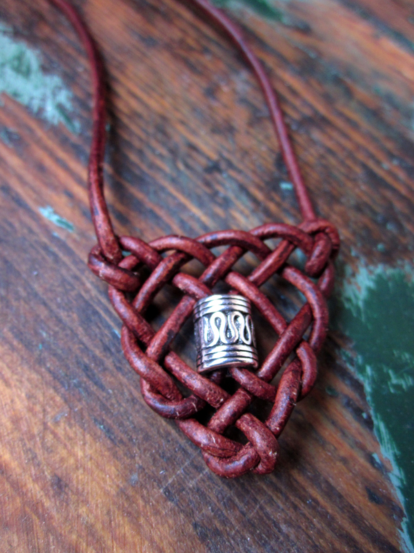 Linda's Crafty Inspirations Leather Corded Fusion Ties by J.D. Lenzen